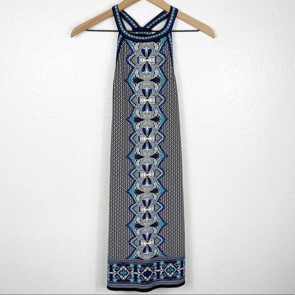 Max Studio Blue Women Sleeveless Dress Sma… - Picture 1 of 6
